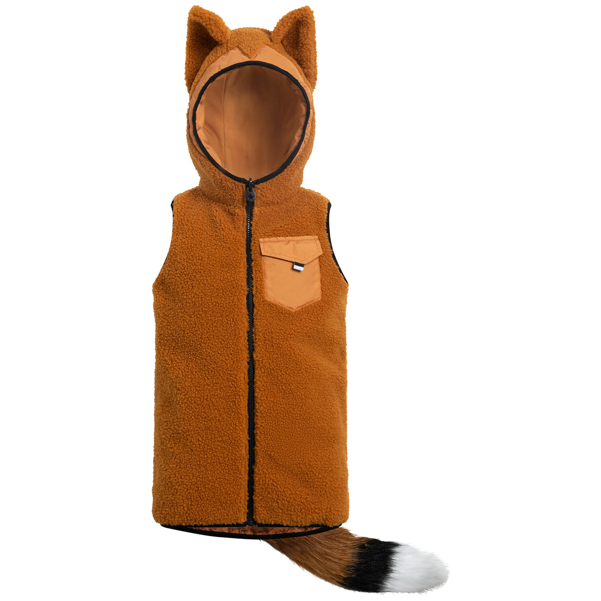 WeeDo funwear FOXDO Fox Fleece Vest - Kids' Brown