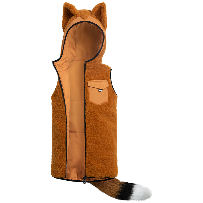 WeeDo funwear FOXDO Fox Fleece Vest - Kids' Brown