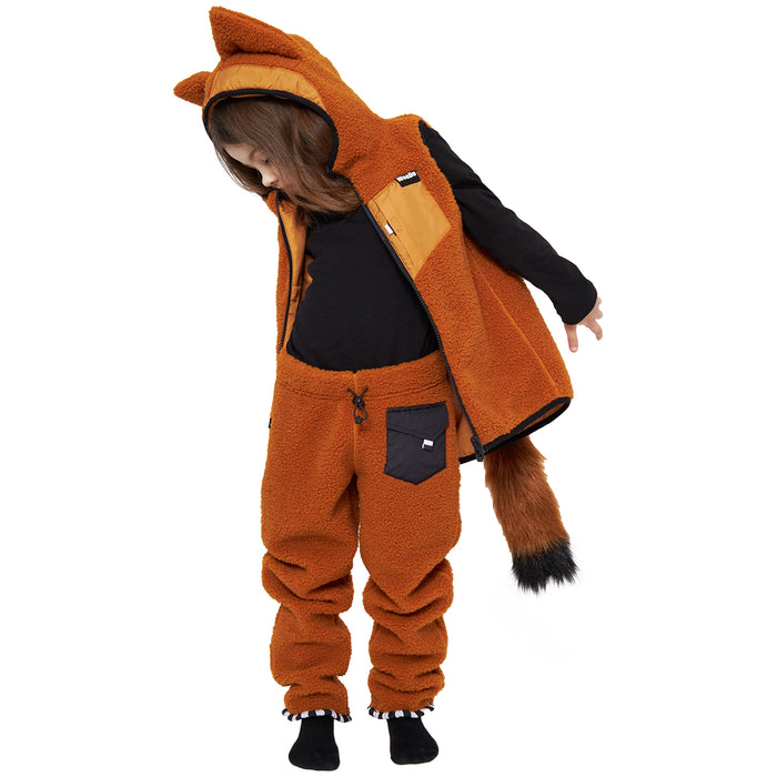 WeeDo funwear FOXDO Fox Fleece Vest - Kids' Brown