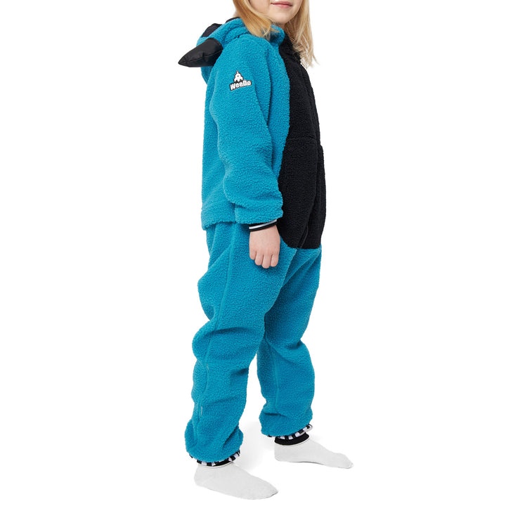 WeeDo funwear MONDO Fleece Onepiece - Kids' Blue/Black