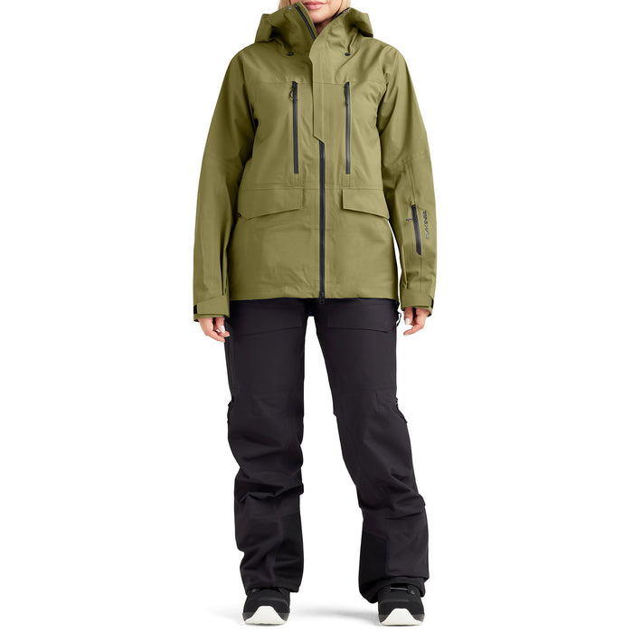Dakine Sender Stretch 3L Jacket - Women's Earth Green