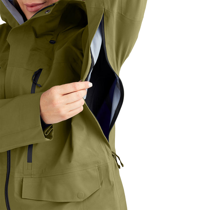 Dakine Sender Stretch 3L Jacket - Women's Earth Green