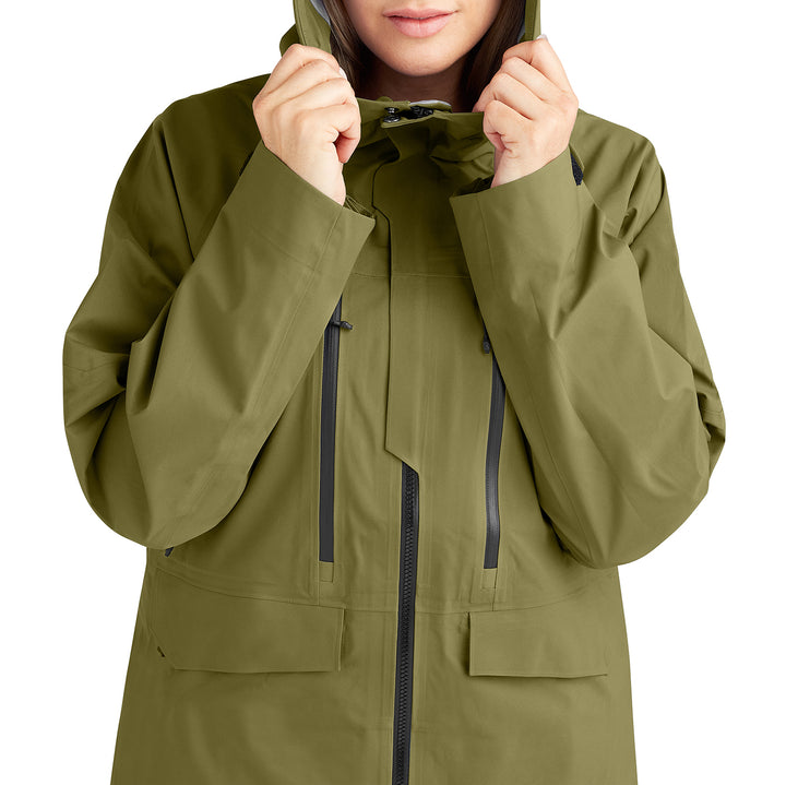 Dakine Sender Stretch 3L Jacket - Women's Earth Green