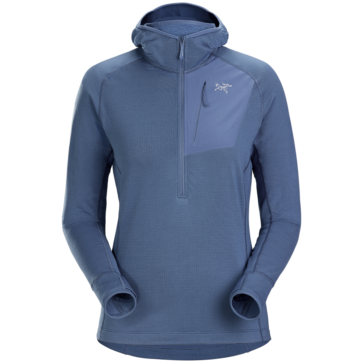 Arc'teryx Delta Half Zip Hoodie - Women's Moonlit