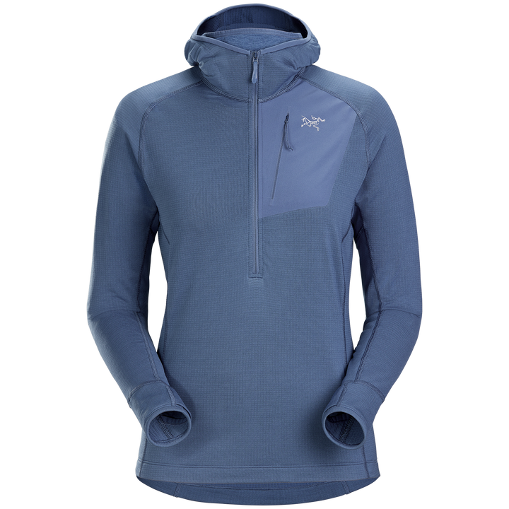Arc'teryx Delta Half Zip Hoodie - Women's Moonlit
