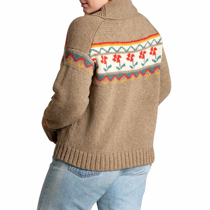 Toad & Co Nitsa Zip Cardigan - Women's Honey Brown