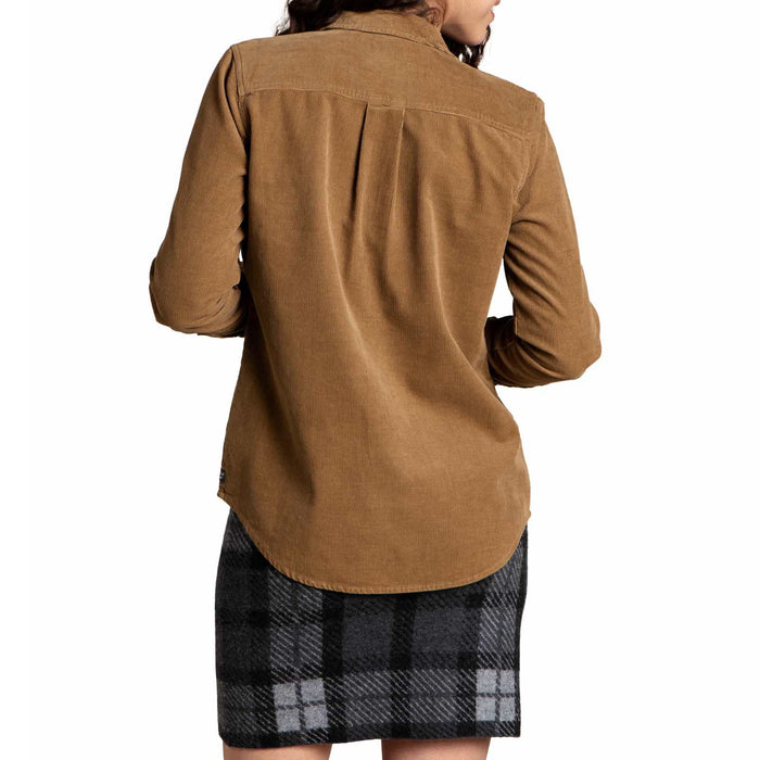 Toad & Co Scouter Cord Long-Sleeve Shirt - Women's Honey Brown