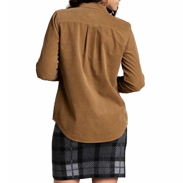 Toad & Co Scouter Cord Long-Sleeve Shirt - Women's Honey Brown