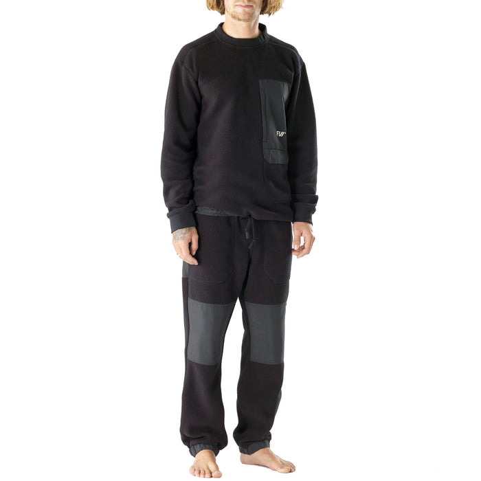 FW Root Light Sherpa Crew - Men's Slate Black