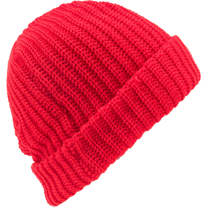 Volcom Thick Knit Beanie - Women's Orange Shock