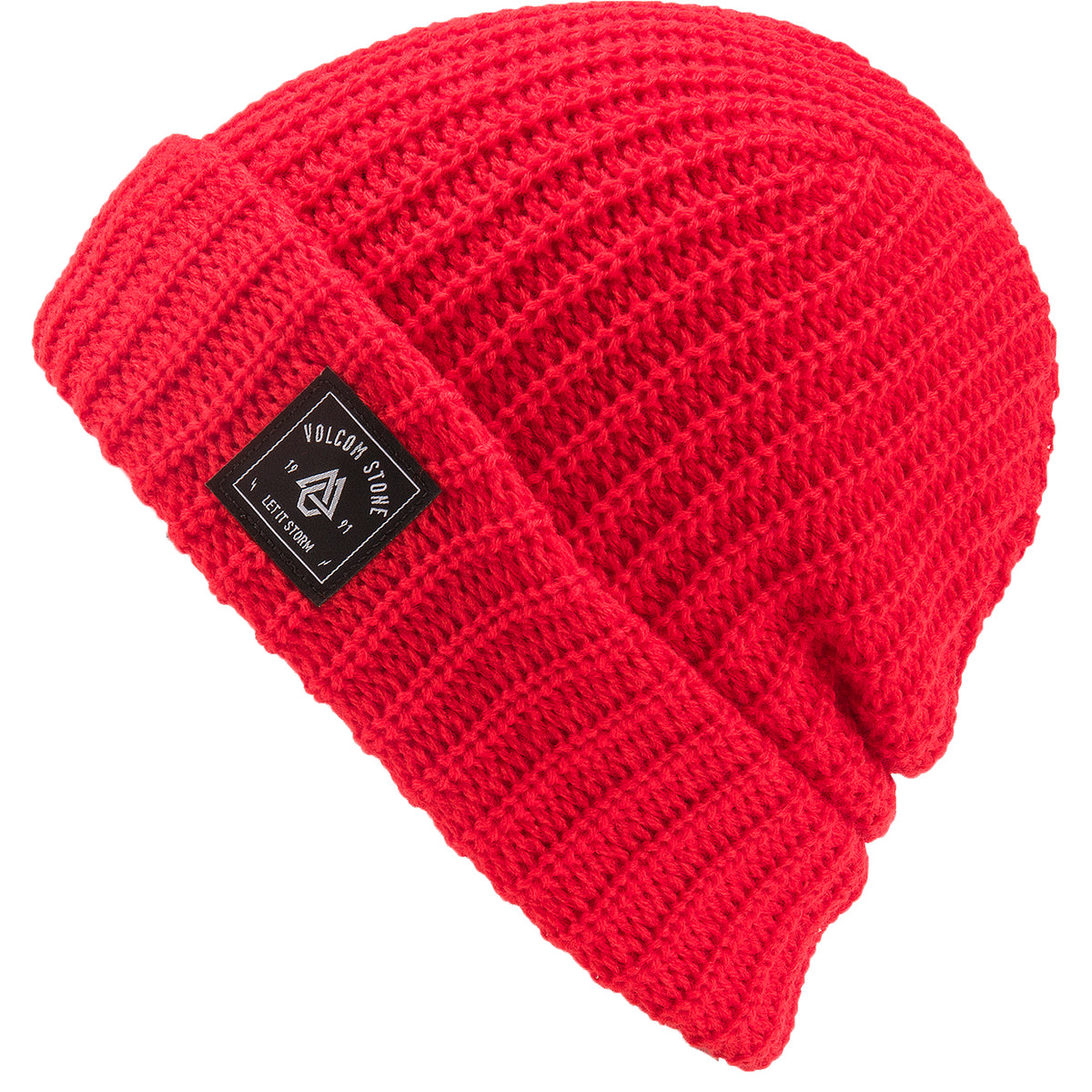 Volcom Thick Knit Beanie - Women's Orange Shock
