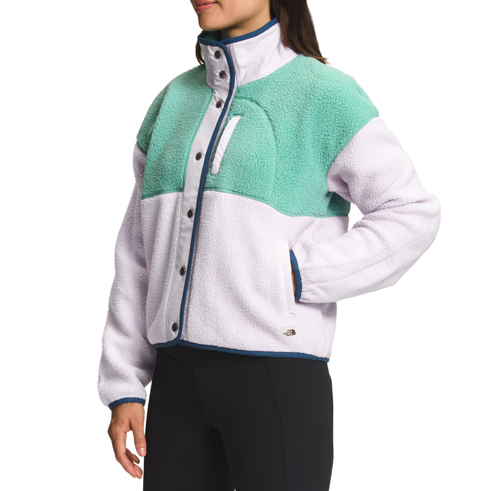 The North Face Cragmont Fleece Jacket - Women's Wasabi/Lavender Fog/Shady Blue