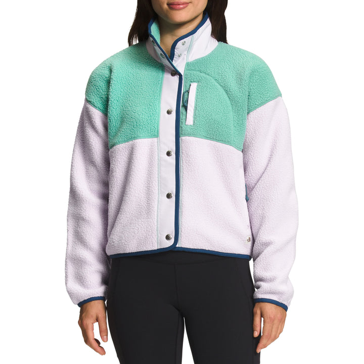 The North Face Cragmont Fleece Jacket - Women's Wasabi/Lavender Fog/Shady Blue