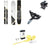 WNDR Alpine Intention 110 Reverse Camber Skis + Black Diamond Helio 200 LT Alpine Touring Bindings + Pomoca Climb 2.0 Climbing Skins 2022
