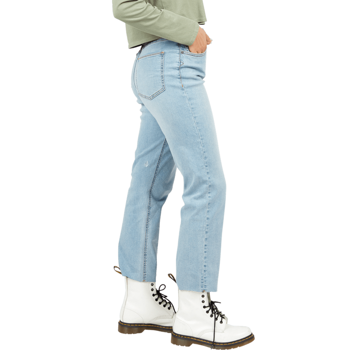 Volcom Stoned Straight Jeans - Women's Retro Blue