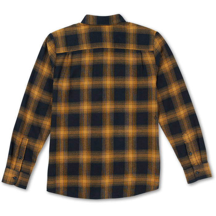 Volcom Caden Plaid Long-Sleeve Shirt - Men's Rinsed Black
