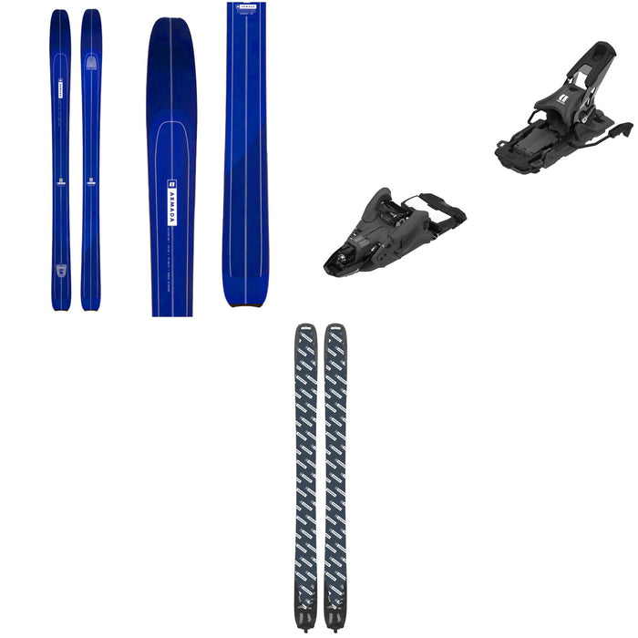 Armada Locator 104 Skis 2023 + Shift MNC 13 Alpine Touring Ski Bindings 2023 + Locator 104 Climbing Skins
