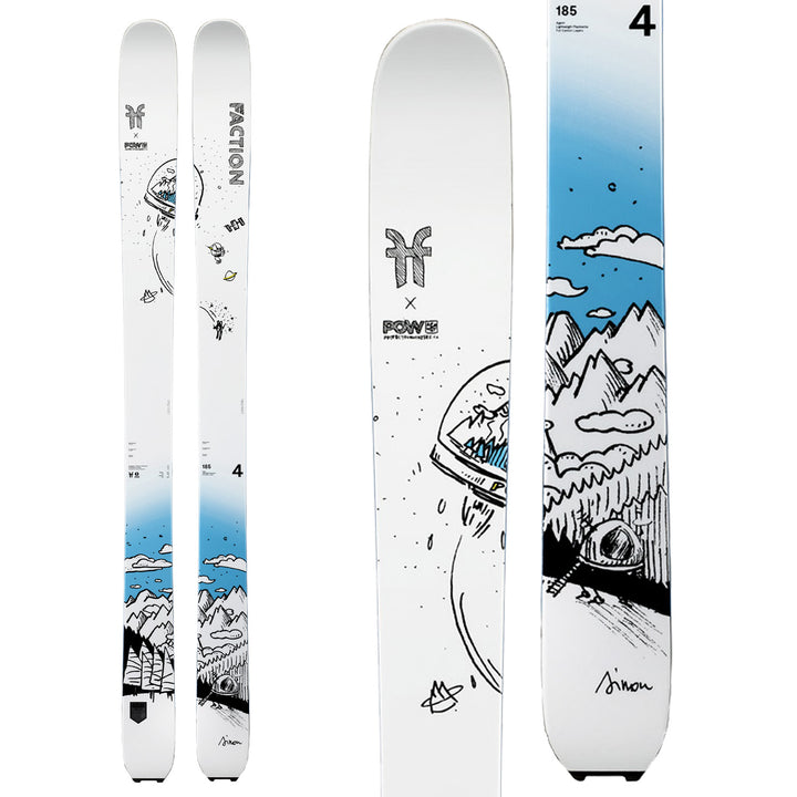 Faction Agent 4 x POW Collab Skis 2023