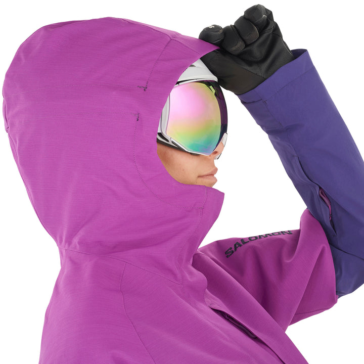 Salomon Snow Rebel Jacket - Women's Astral Aura
