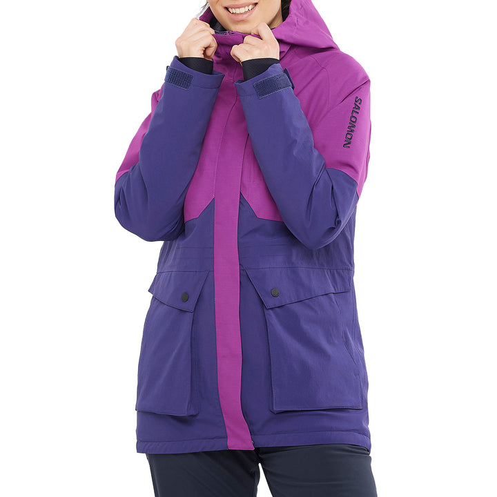 Salomon Snow Rebel Jacket - Women's Astral Aura