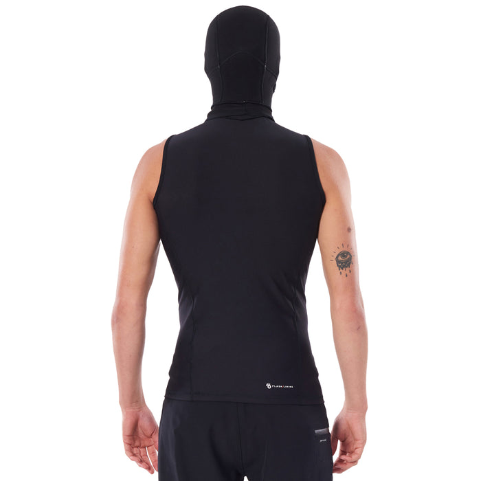Rip Curl Flashbomb Polypro Hooded Wetsuit Vest Black