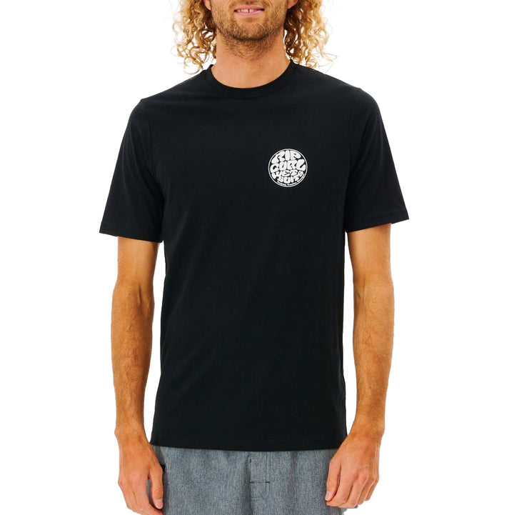 Rip Curl Icons Of Surf Short Sleeve Rashguard Black