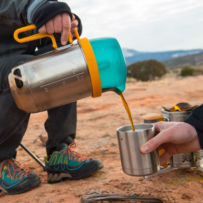 BioLite CampStove KettlePot Coffee Set