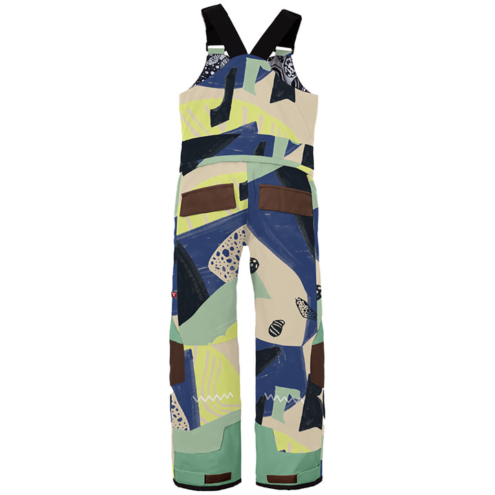namuk Corbet Snow Bibs - Kids' Blue Marin/Lime