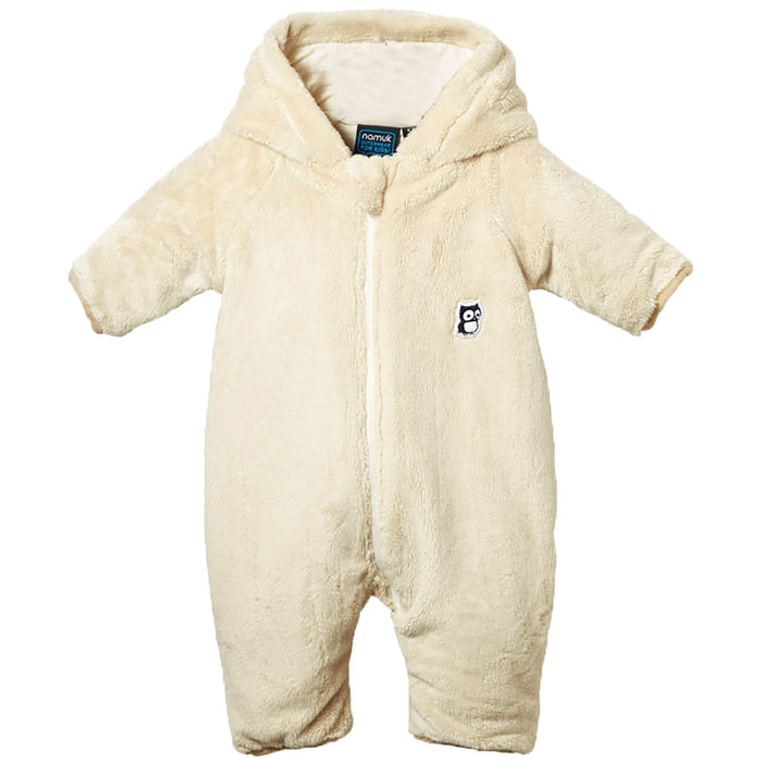 namuk Mou High Loft Fleece Onepiece - Infants' Beige