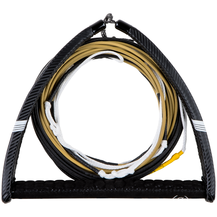 Ronix 727 Pro Foil Combo Handle + 77.5 Ft Mainline Black/Gold