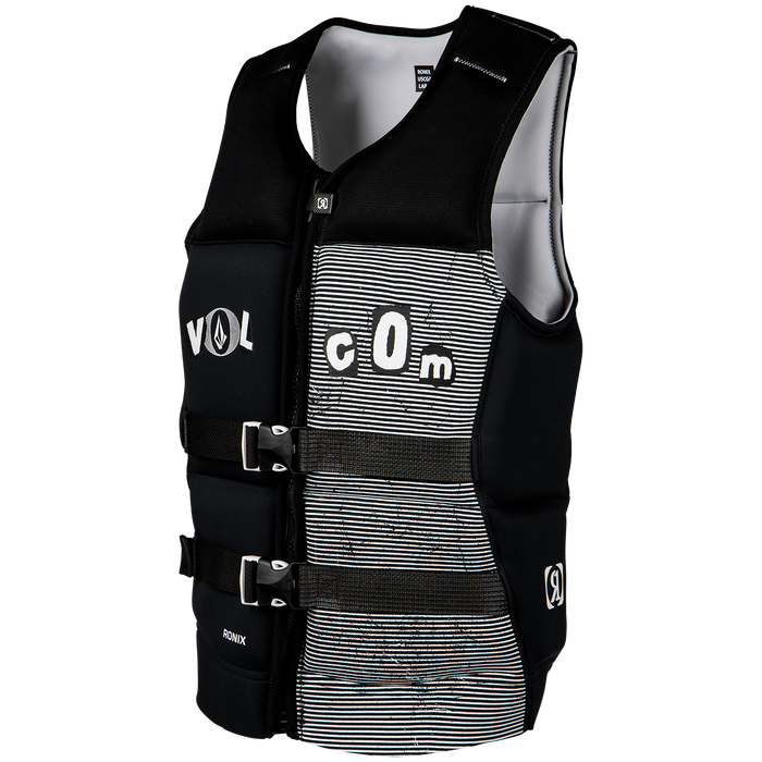 Ronix Volcom Capella 3.0 CGA Wake Vest Black/ White Clippings