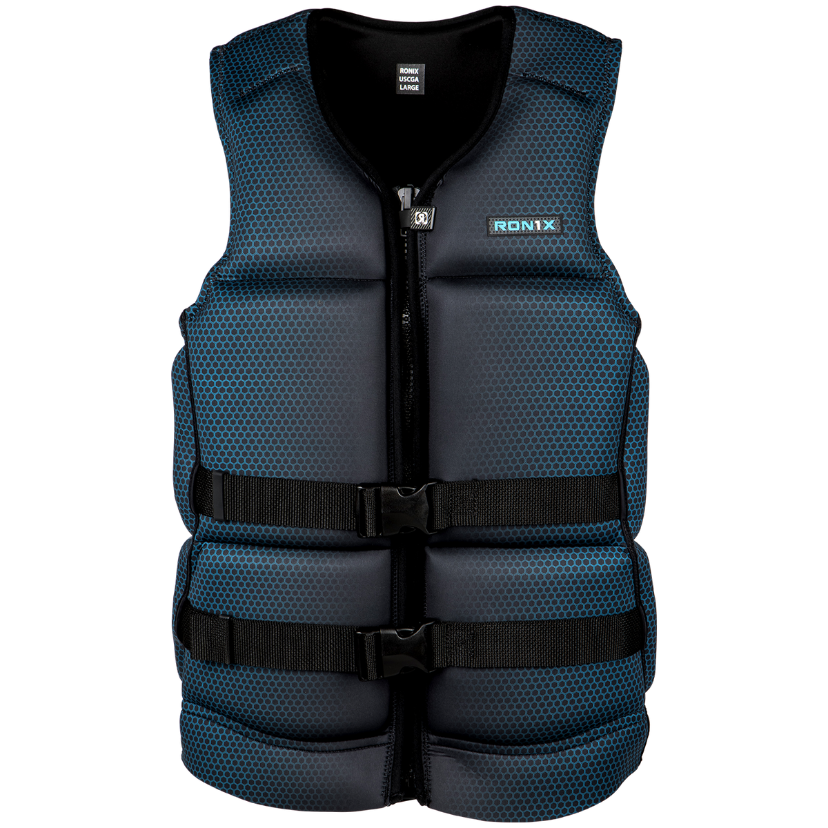 Ronix One Capella 3.0 CGA Wake Vest 2023 Black/Azure Blue Honeycomb
