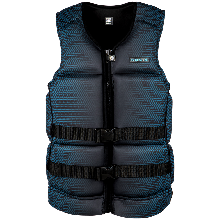 Ronix One Capella 3.0 CGA Wake Vest 2023 Black/Azure Blue Honeycomb