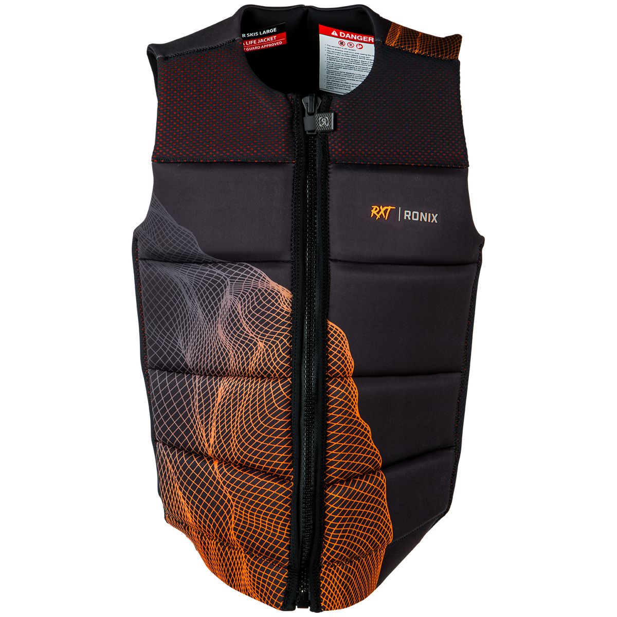 Ronix RXT Impact Vest 2024 Electric Orange/ Black