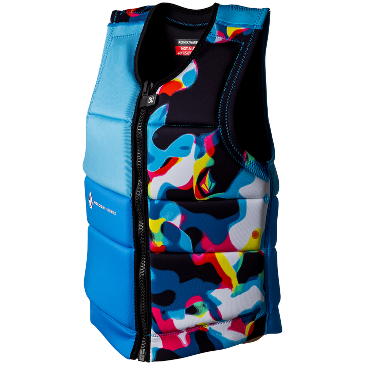 Ronix Volcom Impact Wake Vest - Women's 2023 Aqua Lava