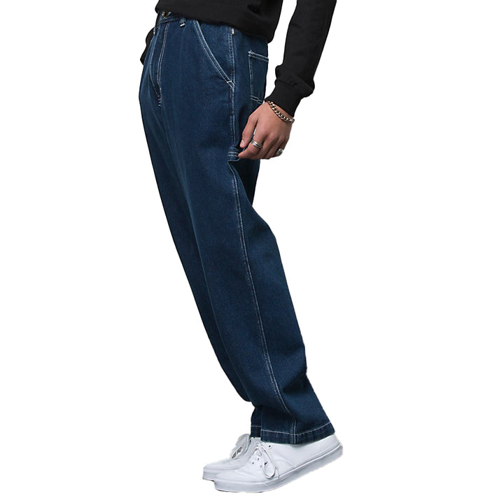 Vans Drill Chore Loose Tapered Demin Pants - Men's Midnight Rinse