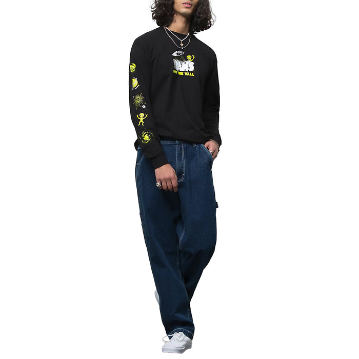 Vans Drill Chore Loose Tapered Demin Pants - Men's Midnight Rinse