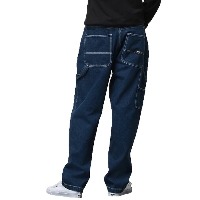 Vans Drill Chore Loose Tapered Demin Pants - Men's Midnight Rinse