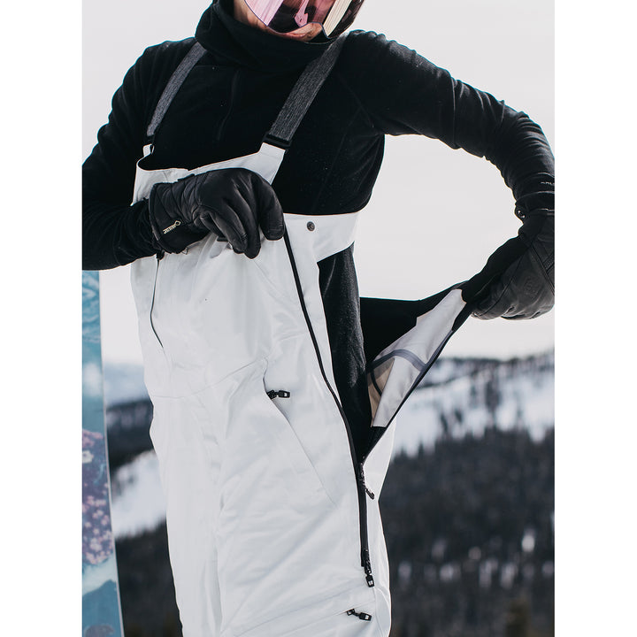 Burton AK 3L GORE-TEX Kimmy Bib Pants - Women's Gray Cloud
