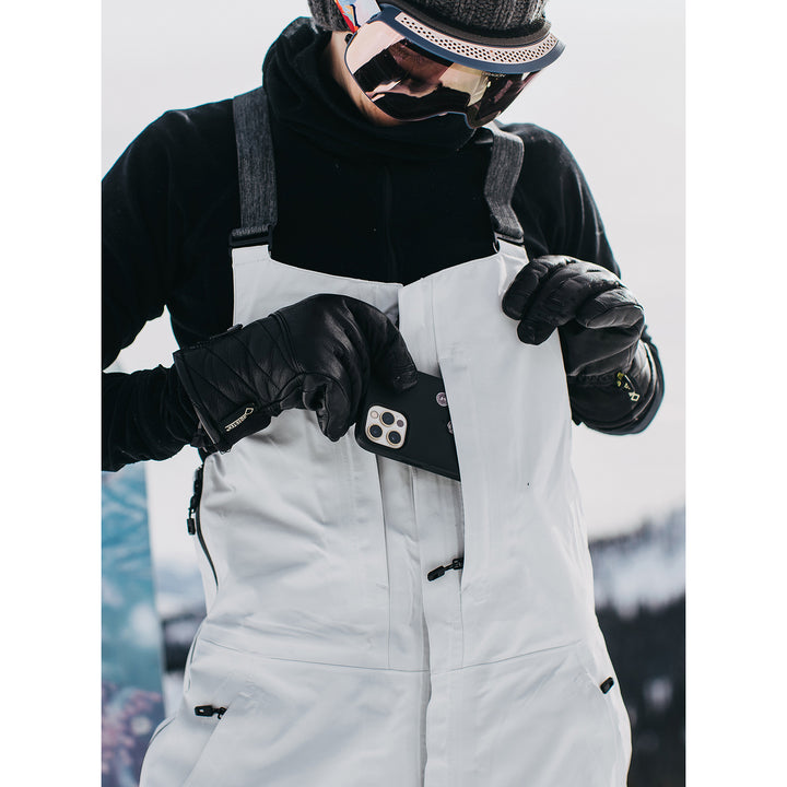 Burton AK 3L GORE-TEX Kimmy Bib Pants - Women's Gray Cloud