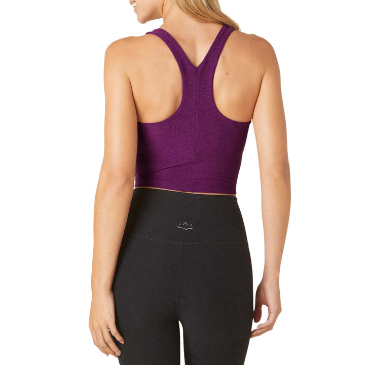 Beyond Yoga Focus Cropped Tank - Women's Aubergine-Beet