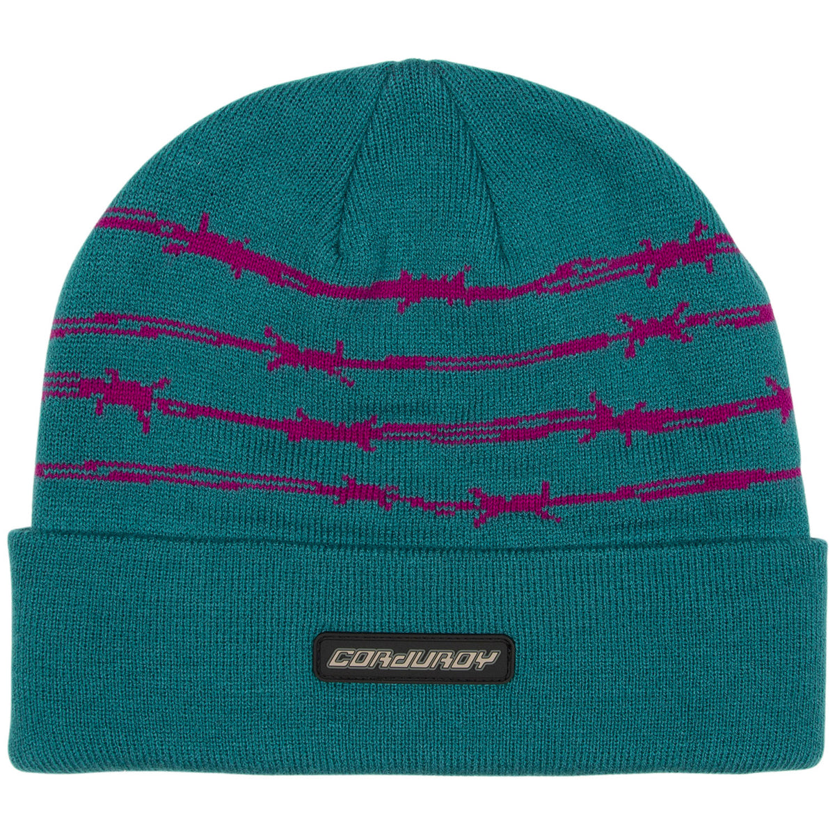 Corduroy Alcatraz Beanie Teal