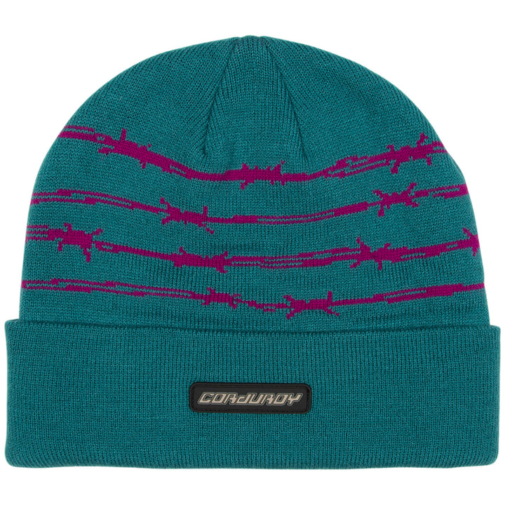 Corduroy Alcatraz Beanie Teal