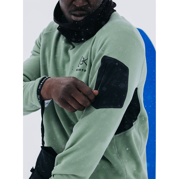 Burton AK Baker Power Stretch® Fleece Crew - Men's Hedge Green