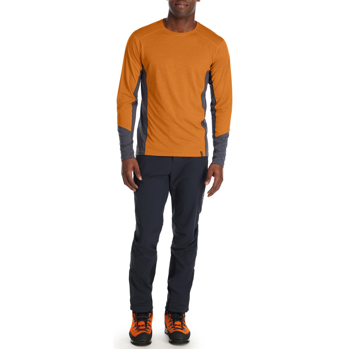 Rab® Syncrino Base Long-Sleeve Top - Men's Marmalade