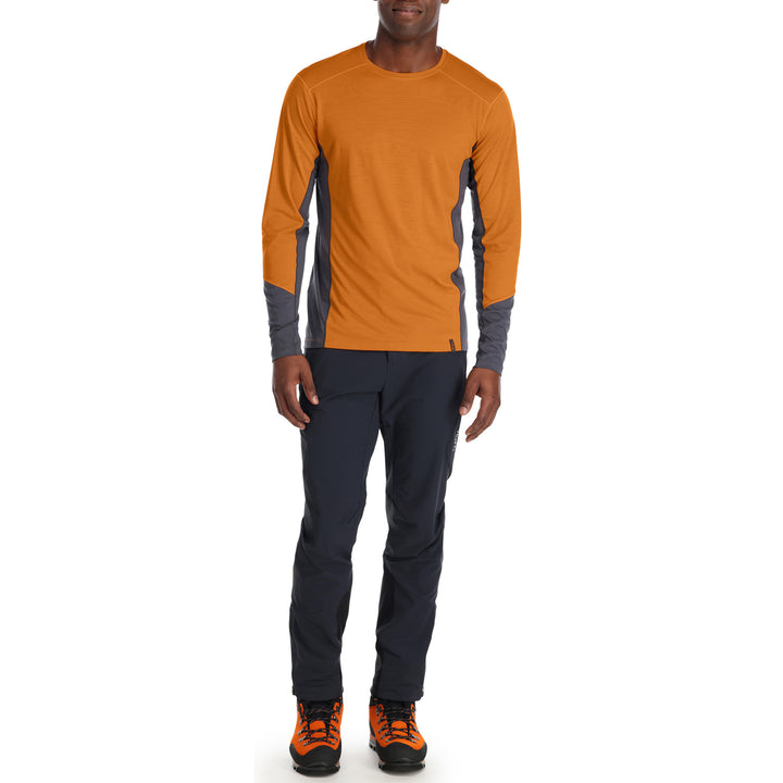 Rab® Syncrino Base Long-Sleeve Top - Men's Marmalade