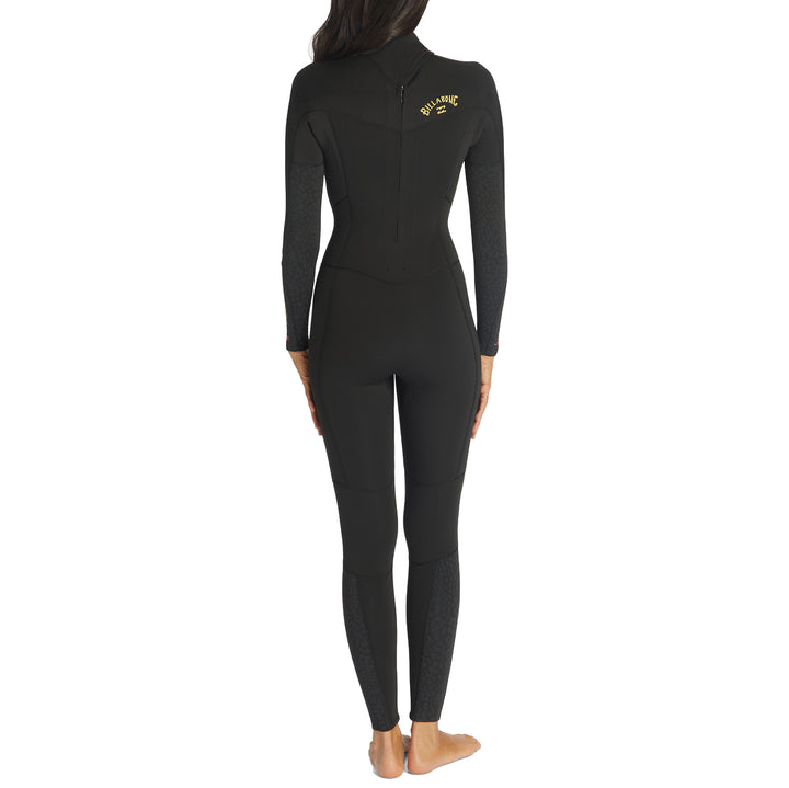 Billabong 4/3 Synergy Back Zip Wetsuit - Women's Wild Black