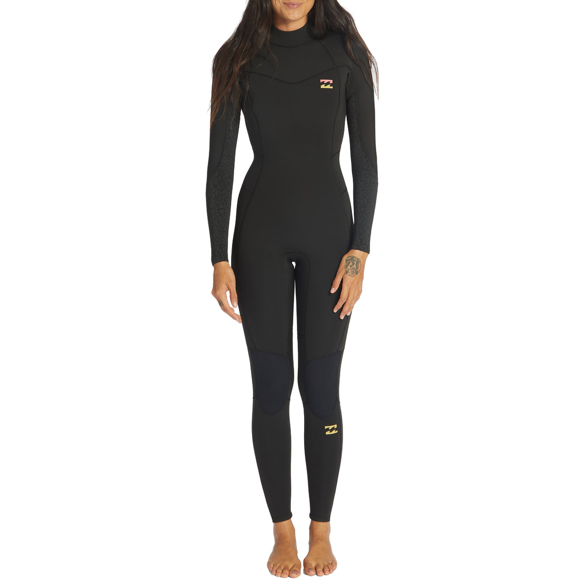 Billabong 4/3 Synergy Back Zip Wetsuit - Women's Wild Black