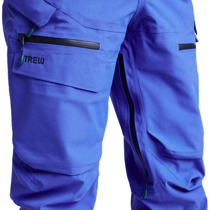 Trew Gear Chariot Primo Tall Bibs - Women's Clear Blue