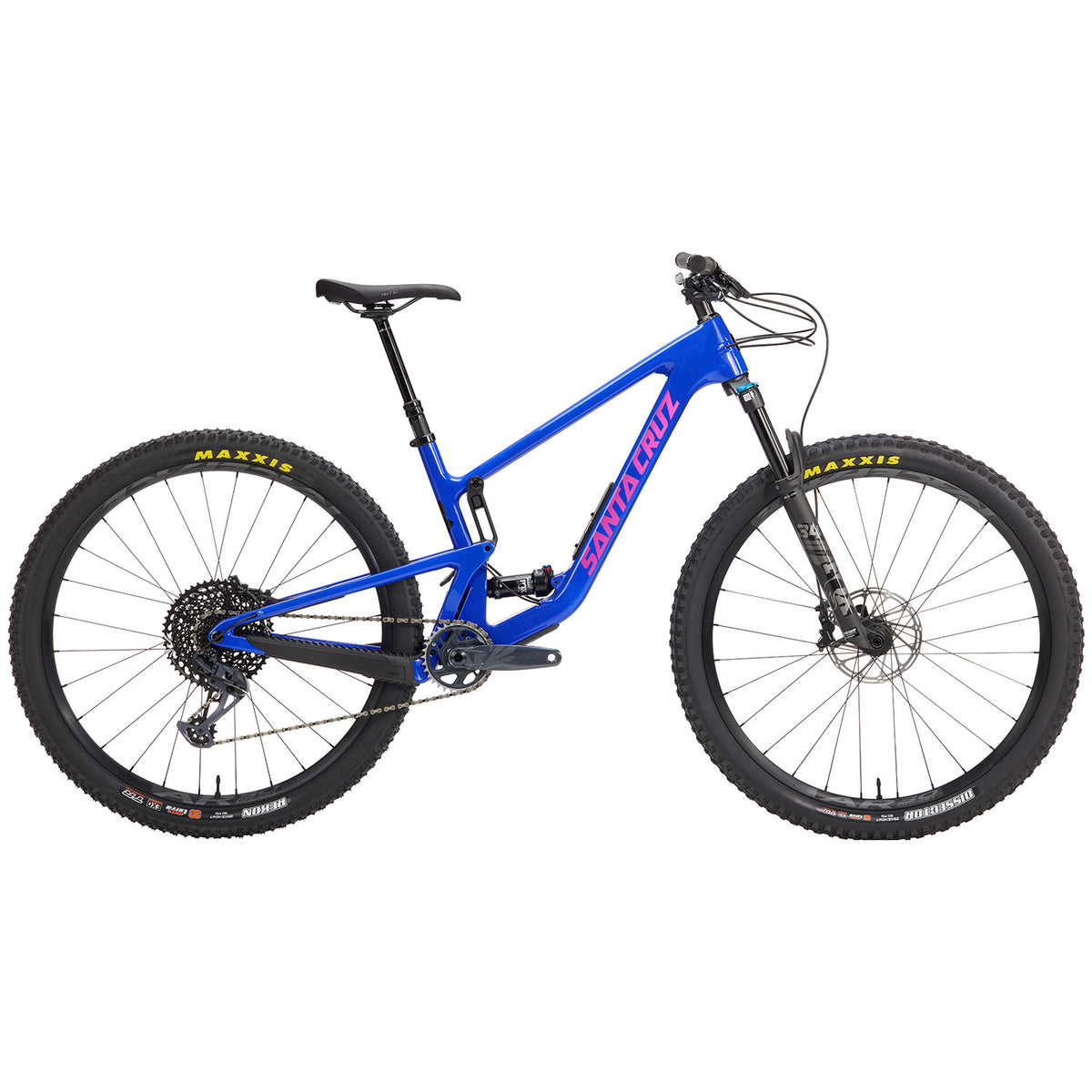 Santa Cruz Bicycles Tallboy 5 C S Complete Mountain Bike 2023 Gloss Ultra Blue